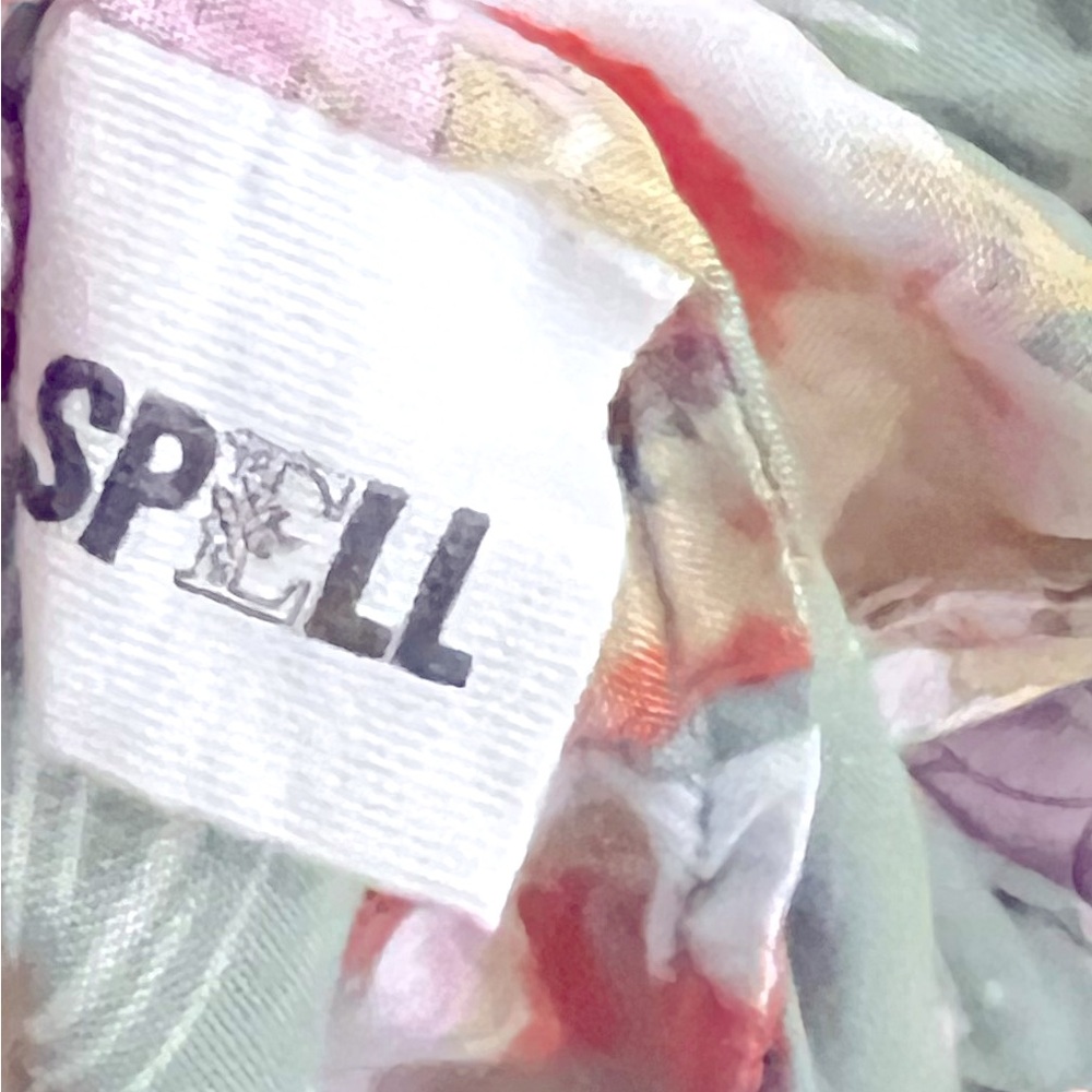 Spell - Gypsy Sisters Kimono - OS - Sage - Vintage - Picture 5 of 7
